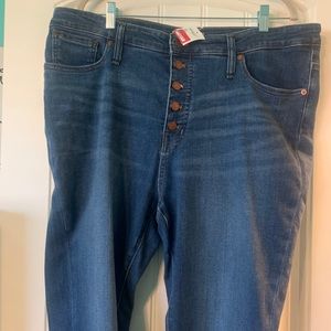 Madewell button fly jeans